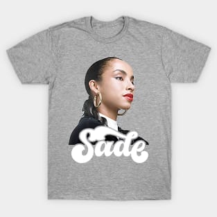 Sade // Retro 80s Style Fan Design T-Shirt